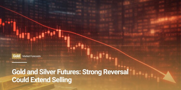 Gold and Silver Futures: Strong Reversal Could Extend Selling