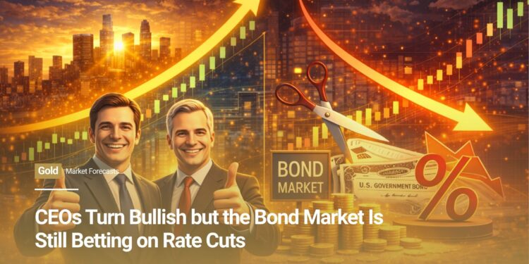 CEOs Turn Bullish but the Bond Market Is Still Betting on Rate Cuts