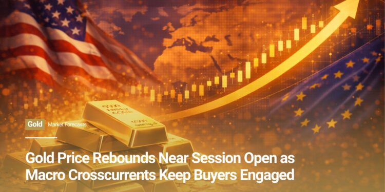 Gold Price Rebounds Near Session Open as Macro Crosscurrents Keep Buyers Engaged