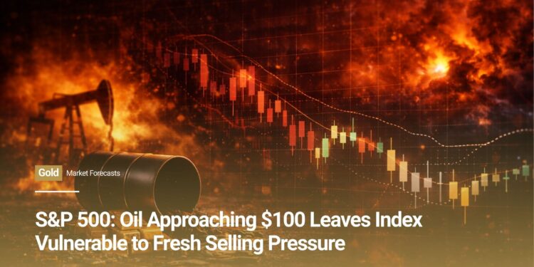S&P 500: Oil Approaching $100 Leaves Index Vulnerable to Fresh Selling Pressure