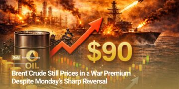Brent Crude Still Prices in a War Premium Despite Monday’s Sharp Reversal