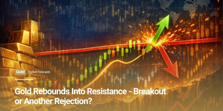 Gold Rebounds Into Resistance - Breakout or Another Rejection?