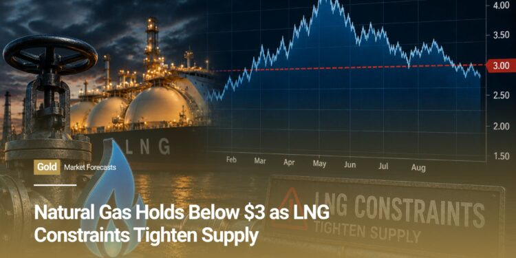 Natural Gas Holds Below $3 as LNG Constraints Tighten Supply