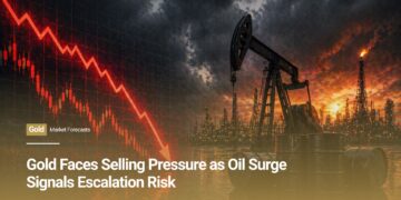 Gold Faces Selling Pressure as Oil Surge Signals Escalation Risk
