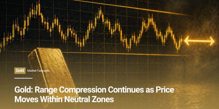 Gold: Range Compression Continues as Price Moves Within Neutral Zones