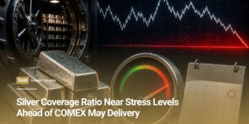 Silver Coverage Ratio Near Stress Levels Ahead of COMEX May Delivery