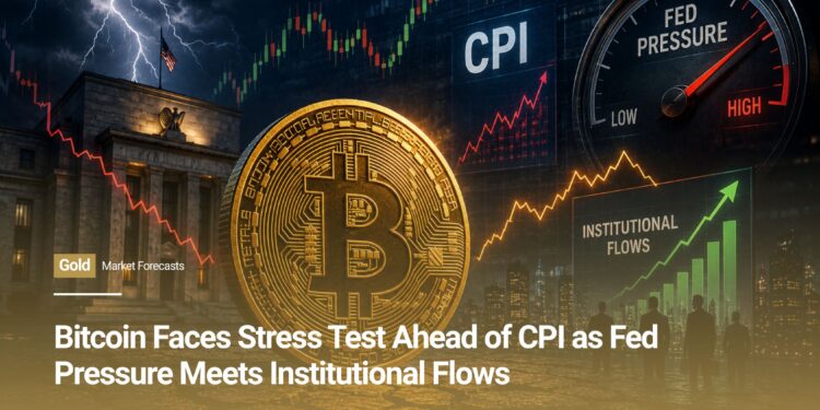 Bitcoin Faces Stress Test Ahead of CPI as Fed Pressure Meets Institutional Flows